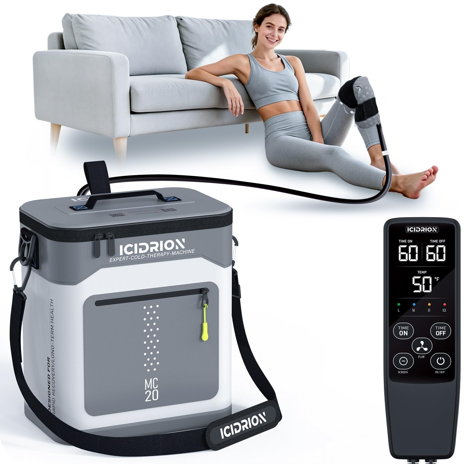 Photo 1 of ICIDRION Ice Machine for Knee After Surgery, Programmable & Quiet