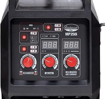 Eastwood MP250i Elite Multi-Process Welder | MIG - TIG - ARC Welding Machine Set | Rated Duty Cycle of 60% at 250 Amps| Black