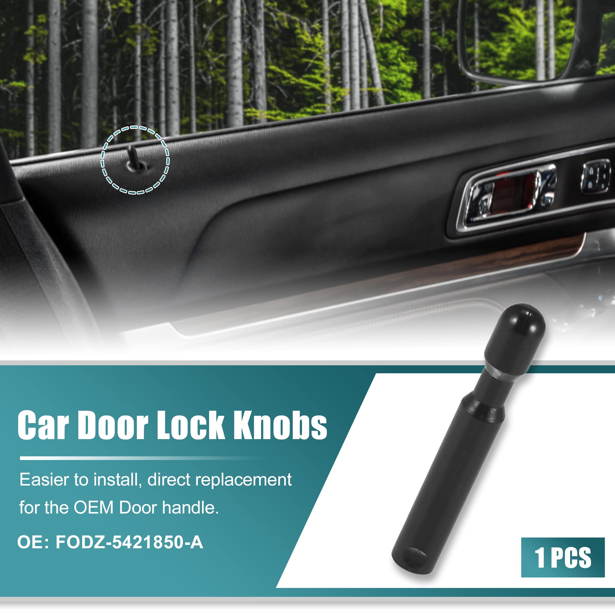 Ford Door Lock Knobs - X AUTOHAUX -2 Ford Door Lock Knobs - X AUTOHAUX -2