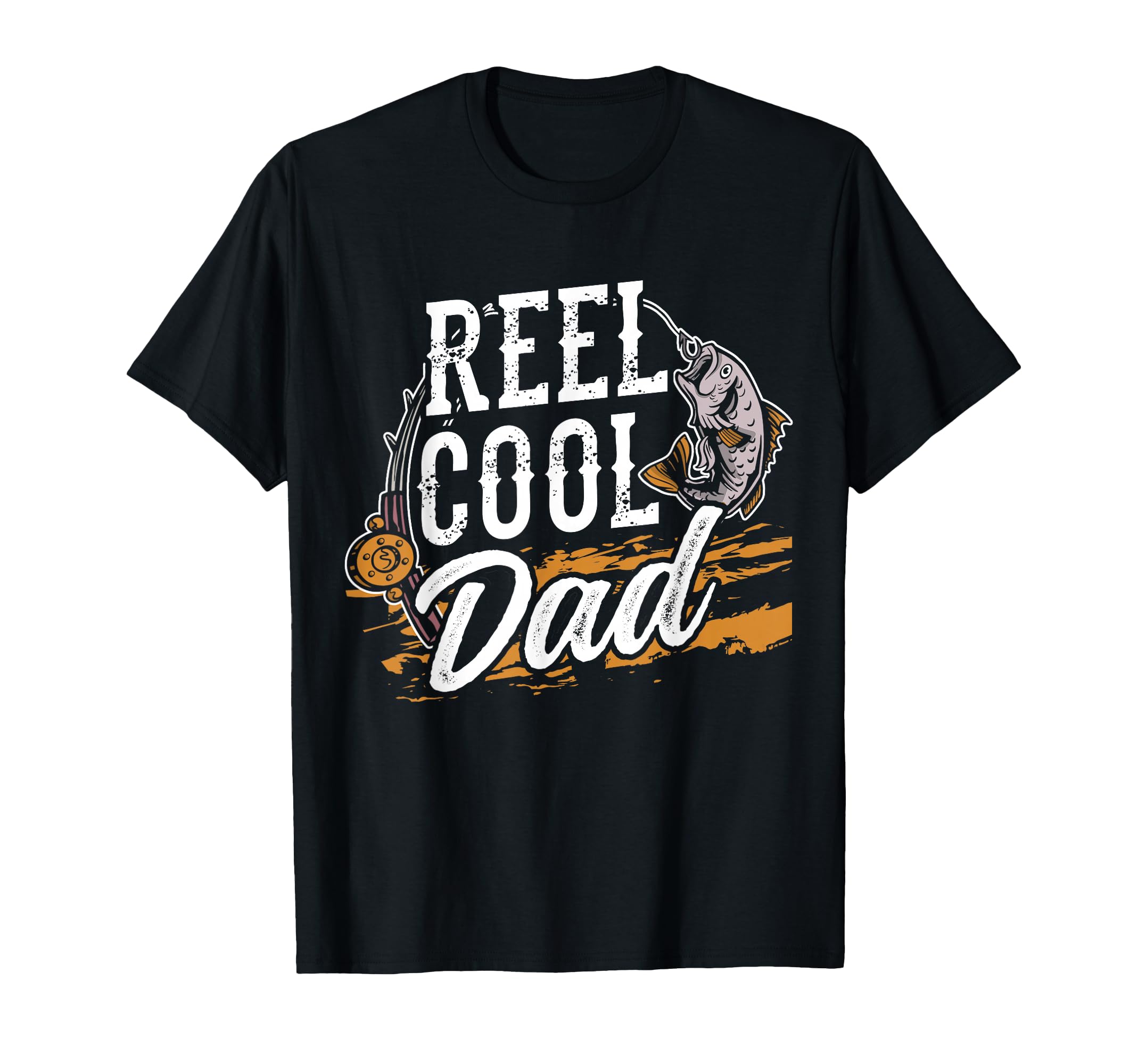 Reel Cool Dad Fisherman Sayings Fisher Fish Fishing Father T-Shirt