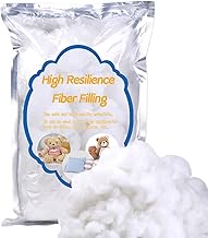 MORFEN 150g/5.3oz Premium Fiber Fill Stuffing, Stuffed Animal Stuffing, Pillow Stuffing for Pillows, Craft Stuffing Cotton, Cushions Stuffing, High Resilience Fill Fiber Stuffed Crafts, or DIY