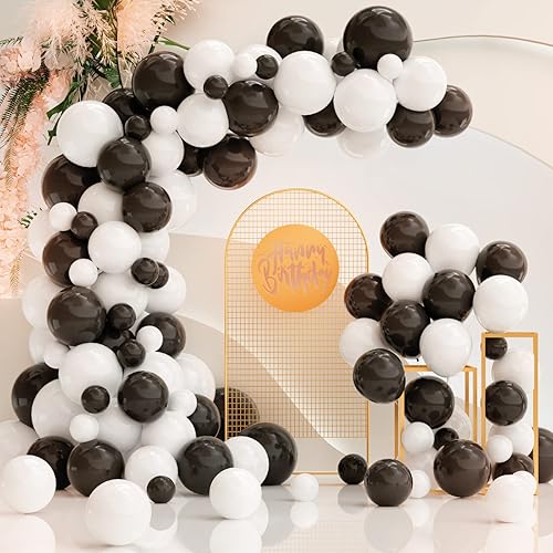 Miniatura 29 de Kit de arco de globos de Halloween, kit de arco de guirnalda de globos negros, naranjas, morados y verdes para cumpleaños, decoraciones de fiesta