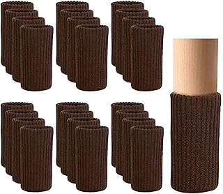 Calcetines para Silla CHEPL 24 Piezas Calcetines para Patas de Silla Antideslizantes Elásticas Protectores para Patas de Silla Tejido de Punto para Pies de Muebles