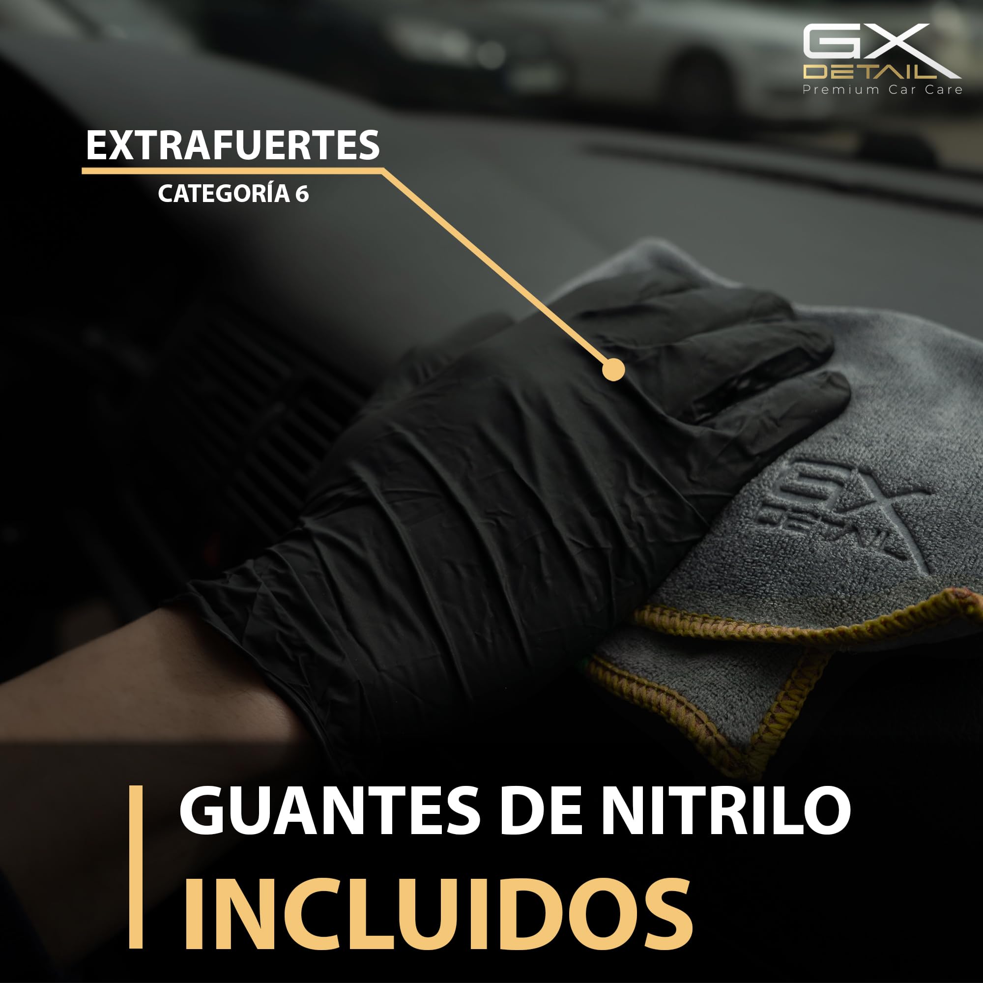 GxDetail Cera Líquida de Carnauba para Coche 5 Litros – Limpieza en Seco - Brillo Profundo y Protección Duradera – Acabado Hidrofóbico y Resistencia UV – Fácil Aplicación y Secado Rápido.