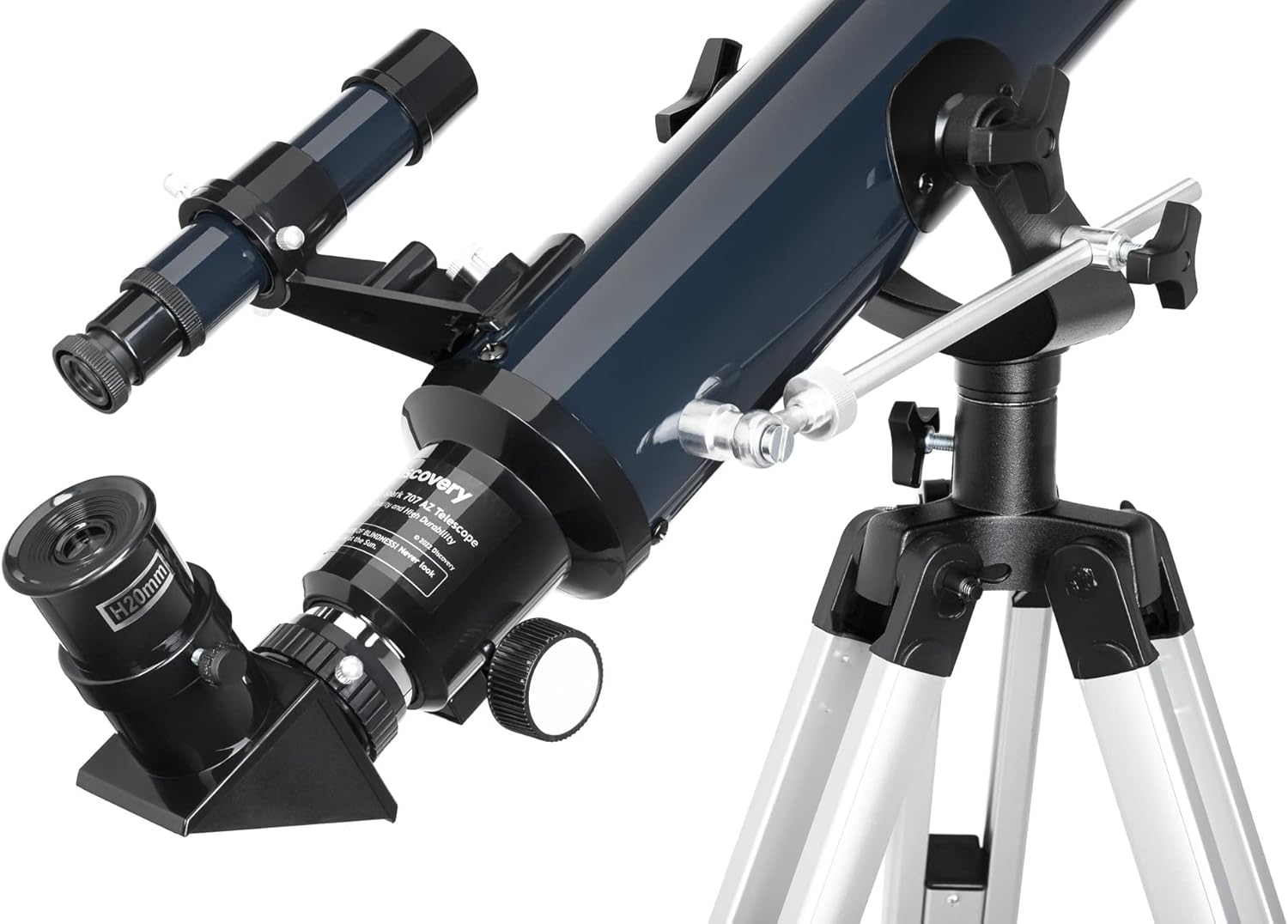 Krupni plan okulara i tražila teleskopa