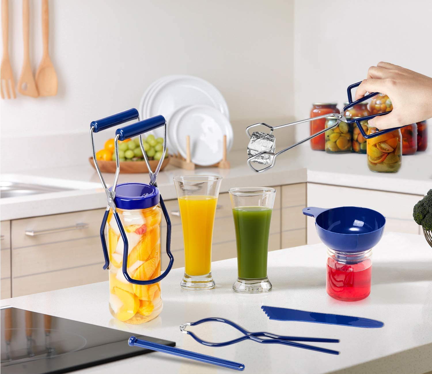 Canning Kit Inscatolamento Strumenti Forniture 6 Pz,Canning Jar , Coperchio ,Canning Pinze per Canning
