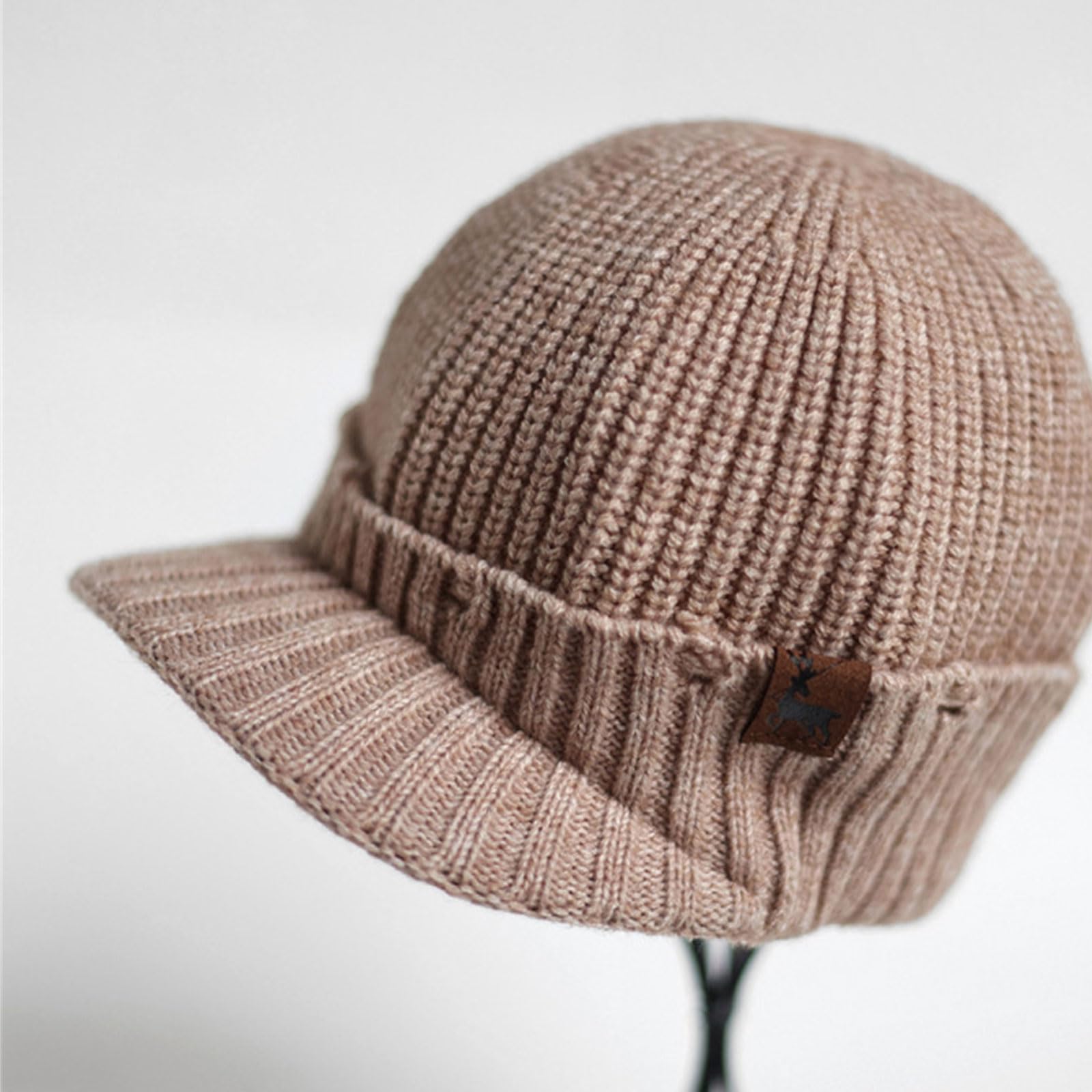 Couvre-chef en polyester léger avec cache-oreilles réglable et coupe-vent pour hommes, femmes et enfants - Casquette d'équitation par temps froid