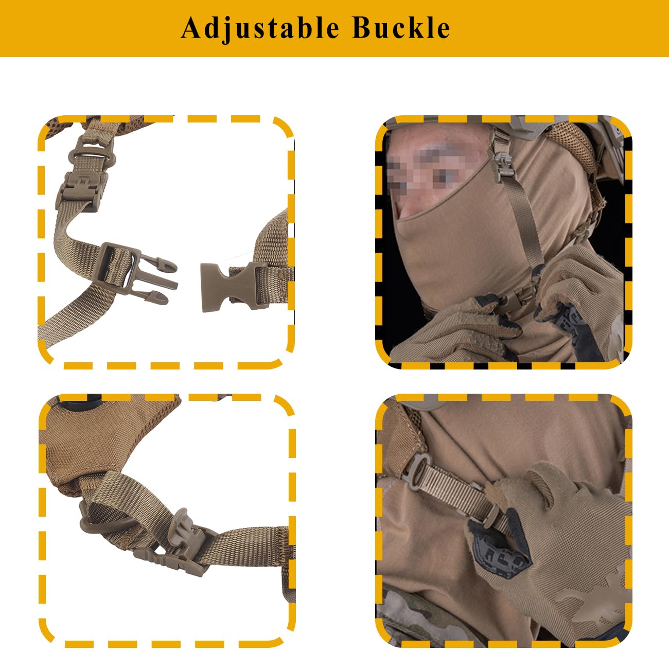 Amazon.co.jp: タクティカルヘルメットアクセサリーキット