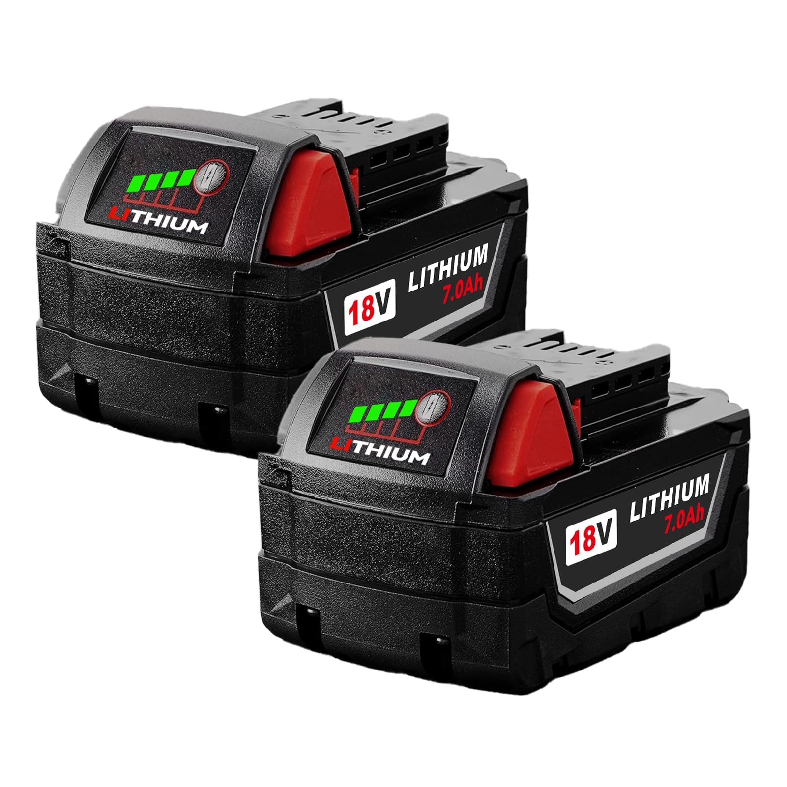 7.0Ah Replacement Battery for Milwaukee 18V Cordless Power Tools