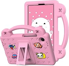 Case for Samsung Galaxy Tab A11 8.7 inch 2025, Kids EVA Shockproof Tablet Cover, with Handle Stand (Pink)