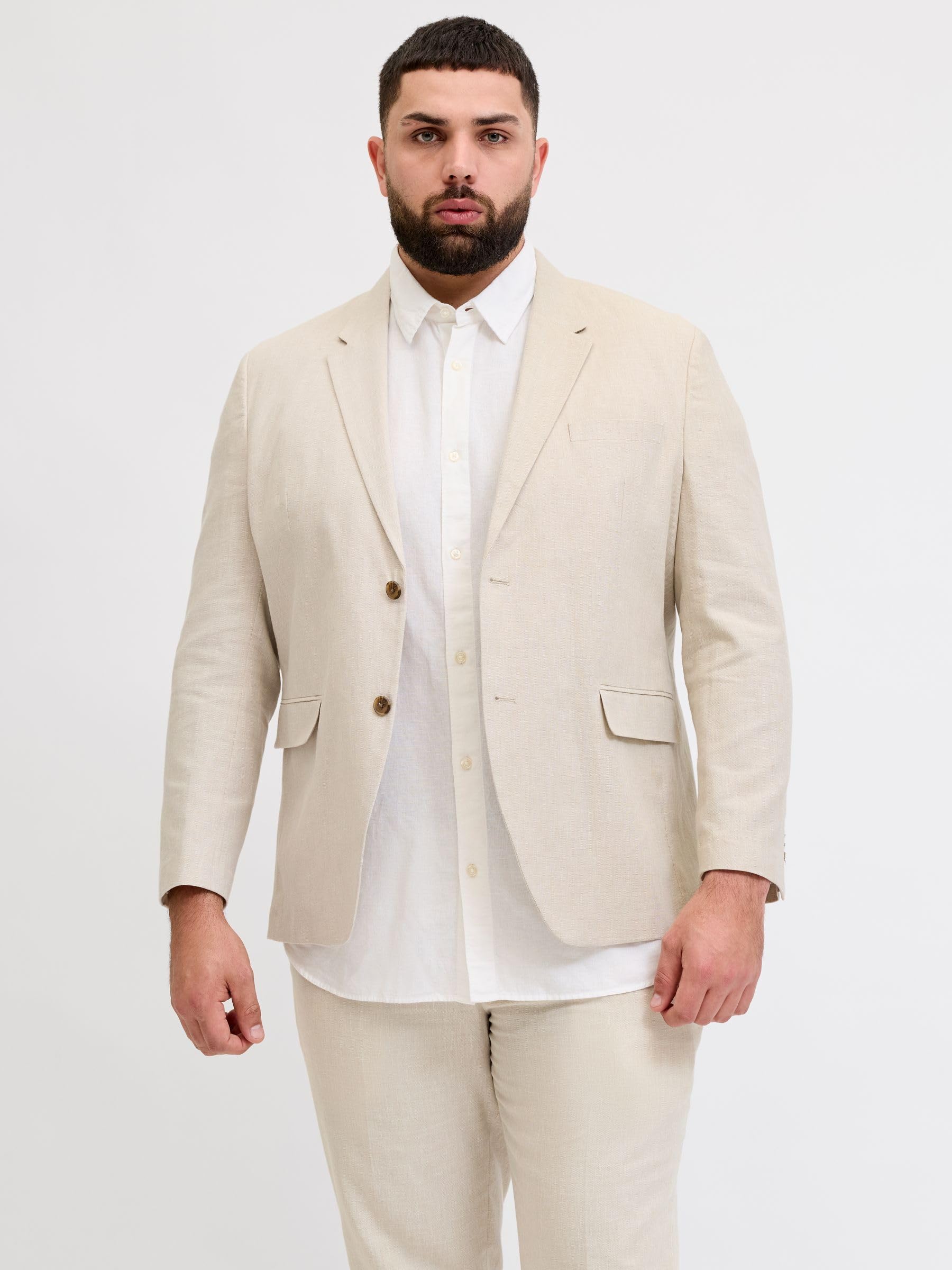 JACK & JONES Jprmartin Summer Blazer No06 Pls Jprmartin Summer Blazer No06 Pls Hombre (Pack de 1)