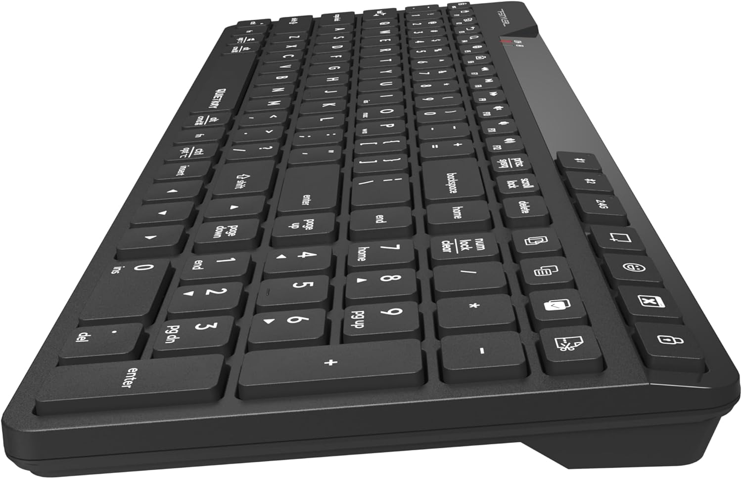 A4tech FBK27C AS Keyboard side view