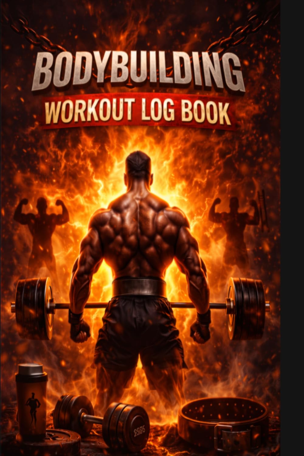 Bodybuilding Workout Log Book: Track Your Lifts, Build Muscle, Monitor Progress, Record Sets, Reps, Weight and Training Split