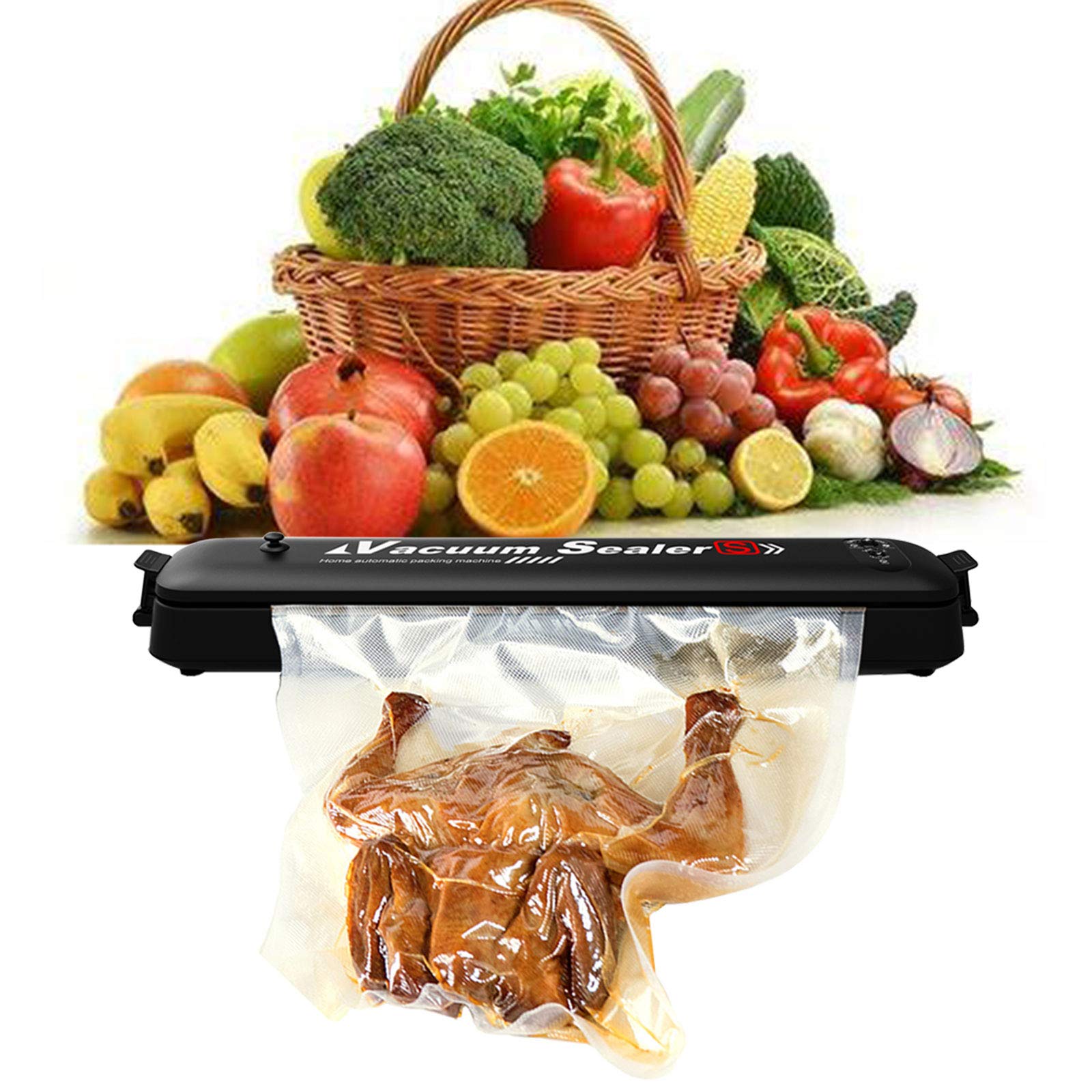 Machine de scellage sous vide pour aliments secs humides appareil emballage avec sacs