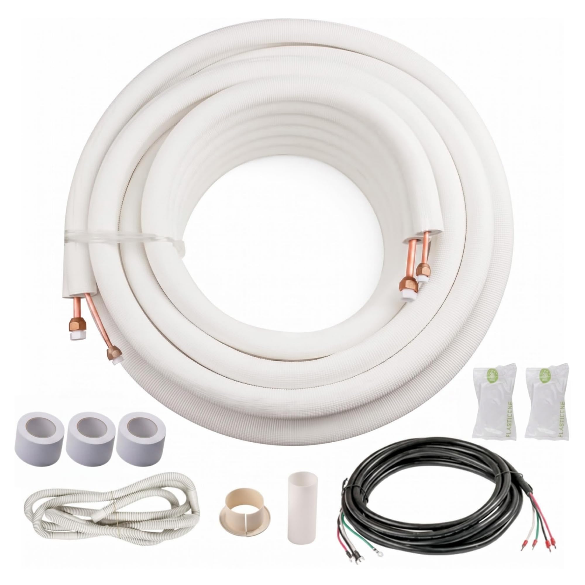 ICOOL Mini Split Line Set twin copper pipes