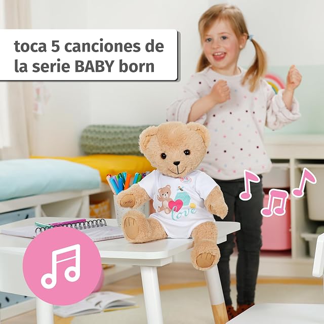 Foto 2 de 8 de Baby born Teddy Cantante con función de Sonido
