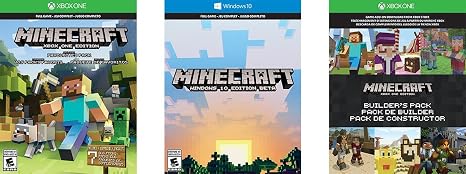 Xbox One S 500GB Console - Minecraft Bundle [Discontinued] (Renewed)