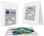 Genixart Panneaux de toile blanche, primed professionnel toiles d'artiste conseils pour acryliques & Peintures à l'huile (5"x7", 12Pack)