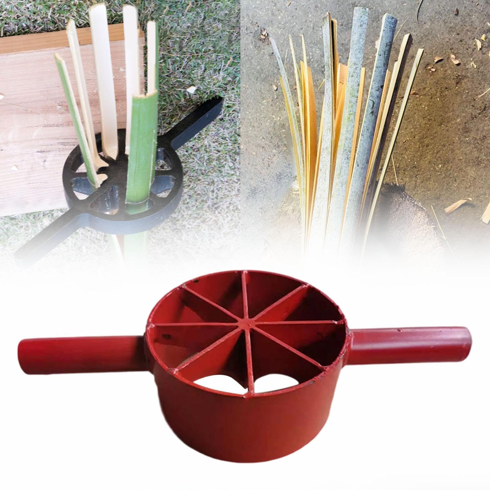 Outil en Bambou pour Fendre Manuellement, Portable pour Les Artisans du Jardin, 8 Couteaux