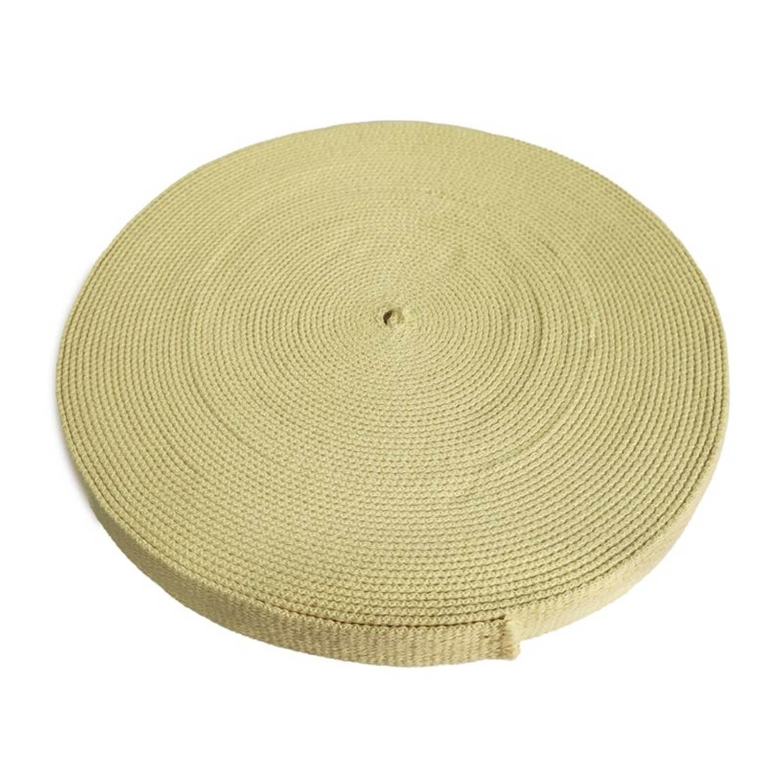 Rouleau de mèche Kevlar pur Kevlar pour fabrication de matériel d'aramide - 38 x 3 mm - 5 m