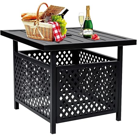 Amazon.com: Incbruce Outdoor 22'' x 22'' Umbrella Table Stand, Side ...