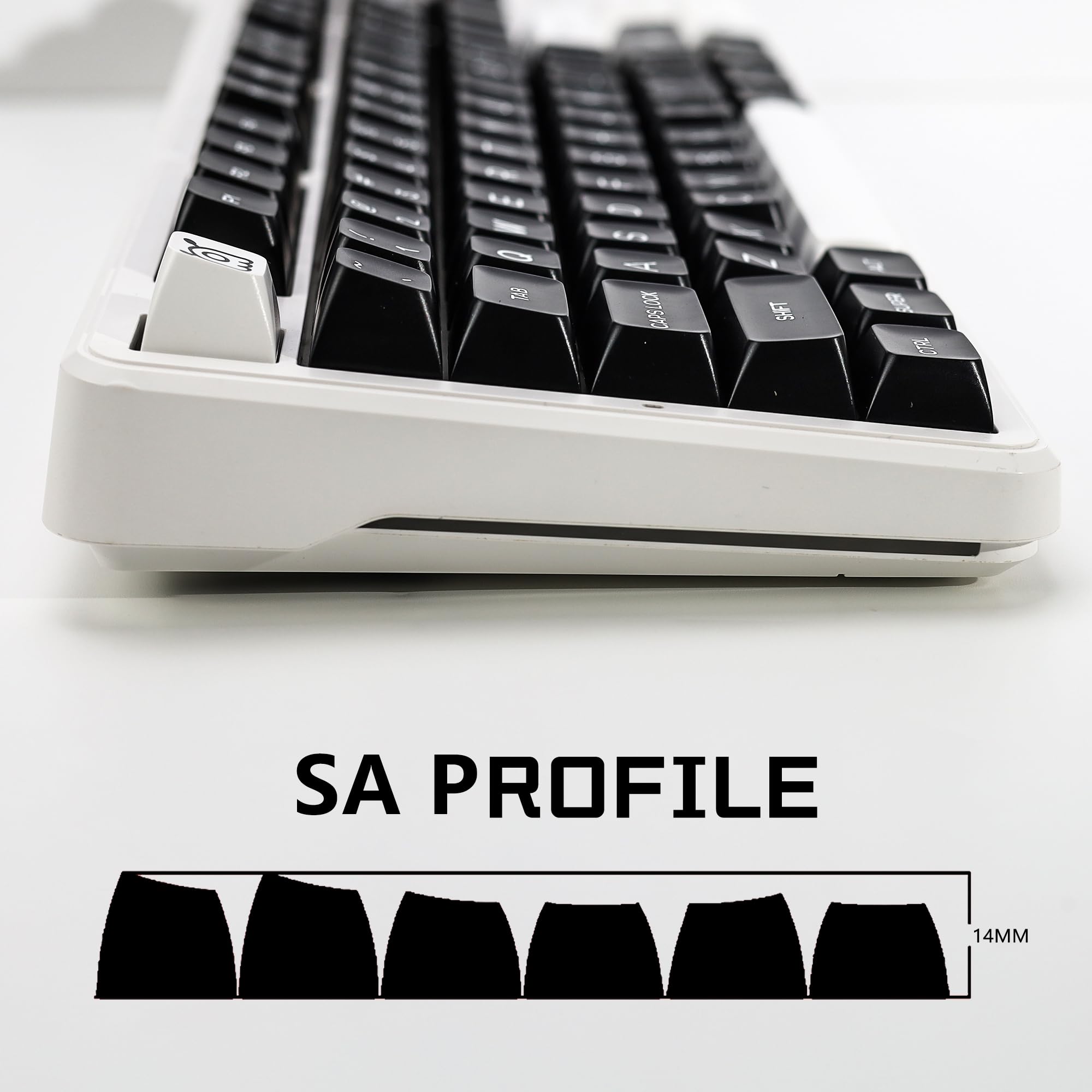 Amazon | KBDiy WOB PBT ダブルショットキーキャップセット 160キー
