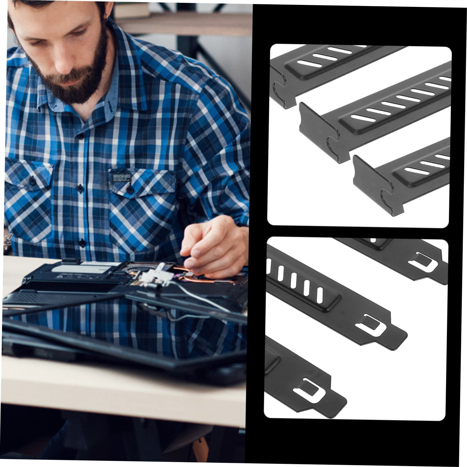 SHINEOFI 4 set Piastra Di Copertura Per Case Del Computer Piastra Di Copertura Antipolvere Per Dissipazione Del Calore Accessori Per Case Del Computer Piastre Di Copertura 20 pezzi*4