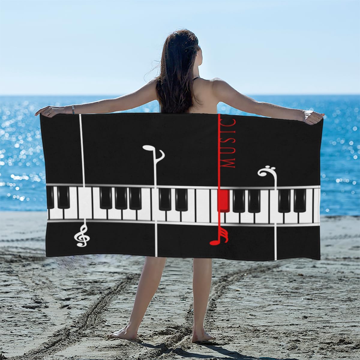 ミュージシャン CDL Beach Towel POP UP STORE NEW ITEM 🌙CDL Beach Towel COLOR : Black SIZE