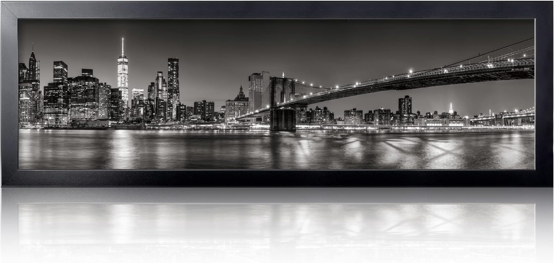 Annecy 13.5x40 Picture Frame Black๏ผ1 Pack๏ผ, Panoramic Picture Frame for Wall Decoration, Classic Black Minimalist Style Suitable for Decorating Houses, Offices, Hotels