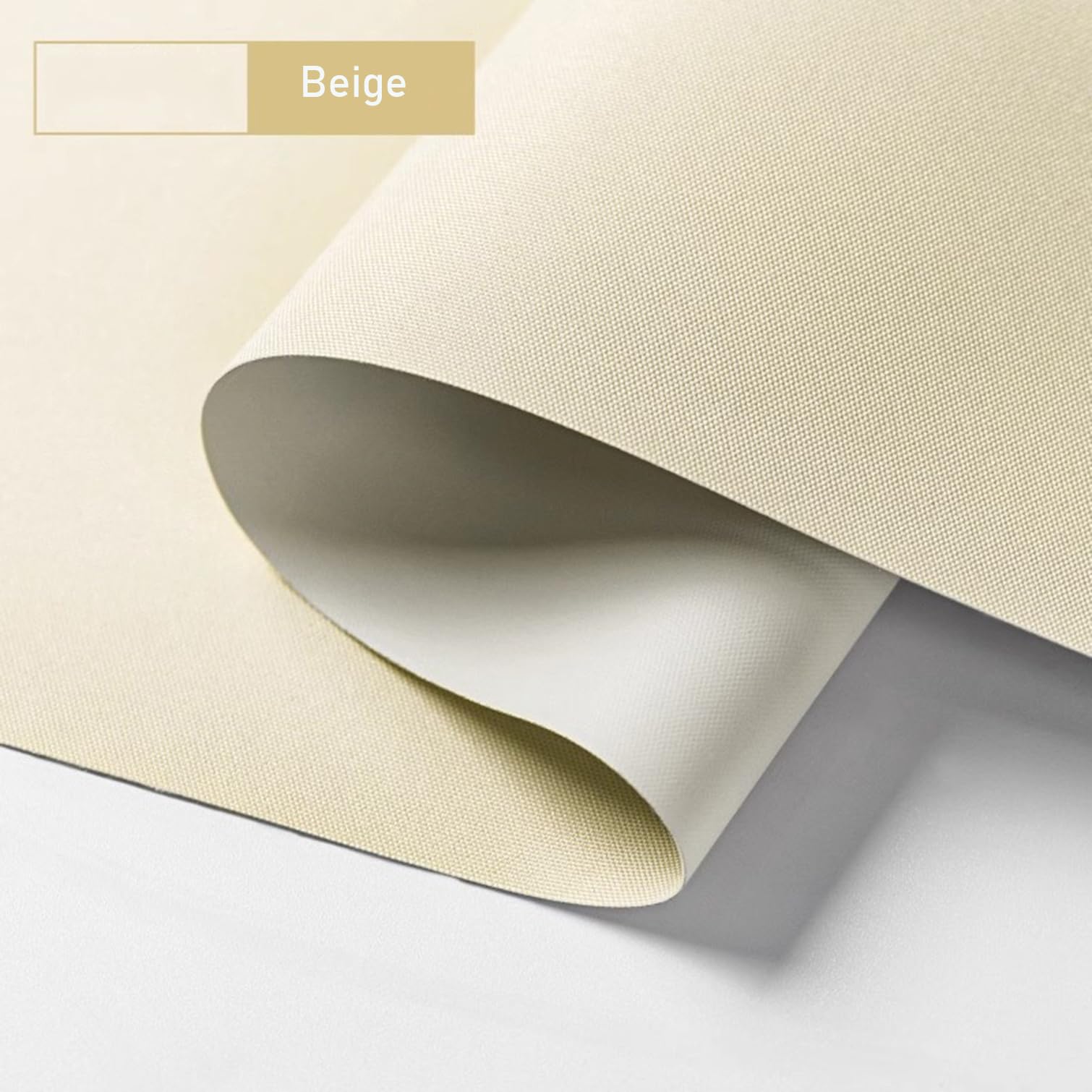 Tende Avvolgibile con Sistema a Molla,Tenda a Rullo Oscurante per Interni,Tessuto di Poliestere Beige,Privacy,Isolamento,per Finestre,Personalizzat,Larghezza x Altezza (110cm x 120cm)