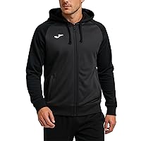 Joma Felpa da Uomo con Cappuccio e Zip, 8XS - 3XL - Morbido e Caldo con Bordi a Costine