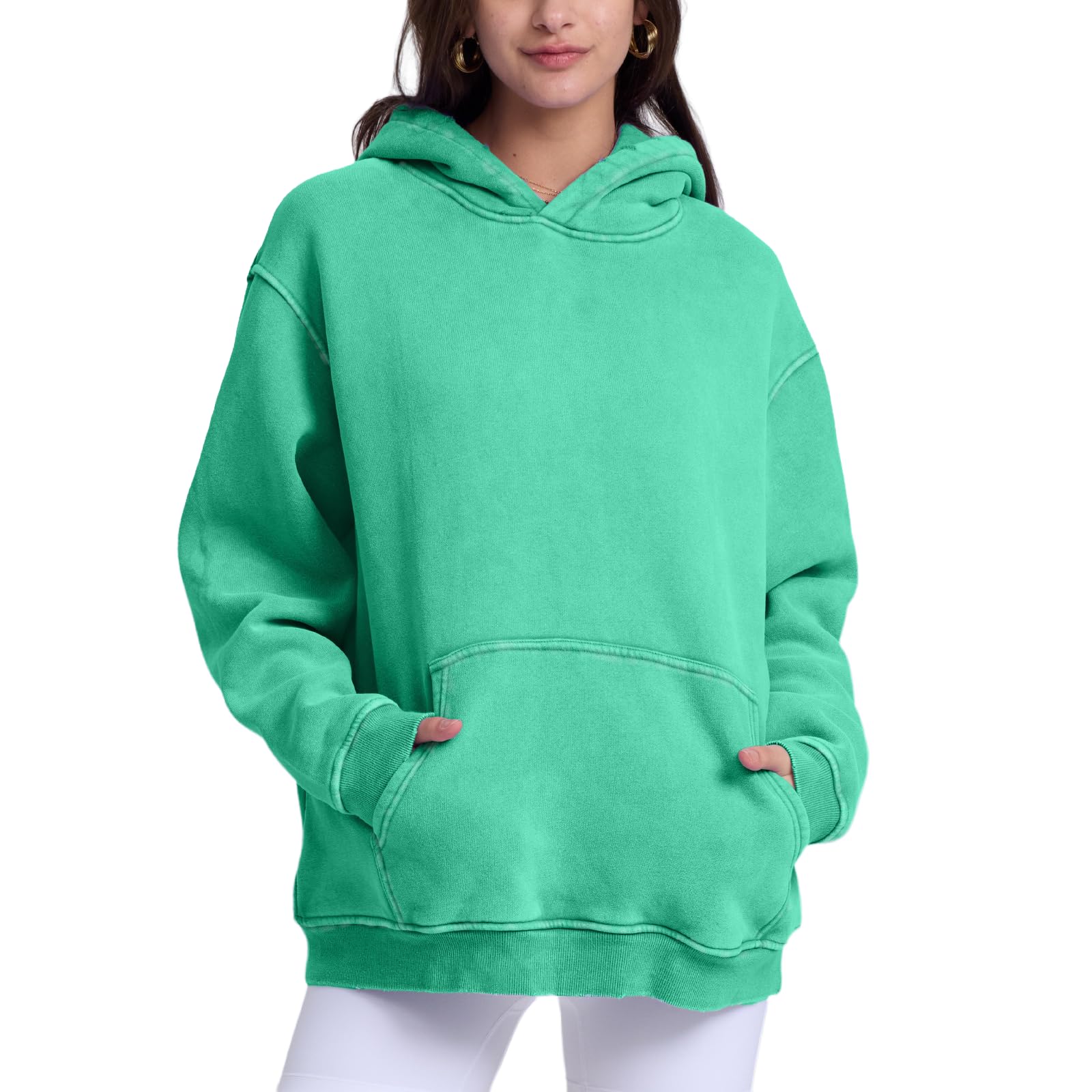 FAIABLE Acid Wash Hoodie