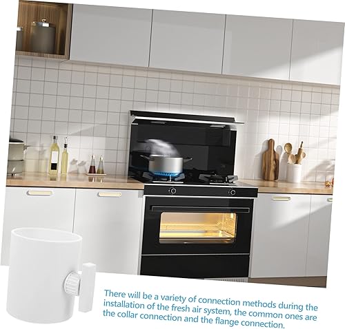 Miniatura 2 de Válvula de control HVAC Amortiguador de retroceso Secador de manguera de escape Inserto de conducto para baños Ventilador manual de 4 pulgadas