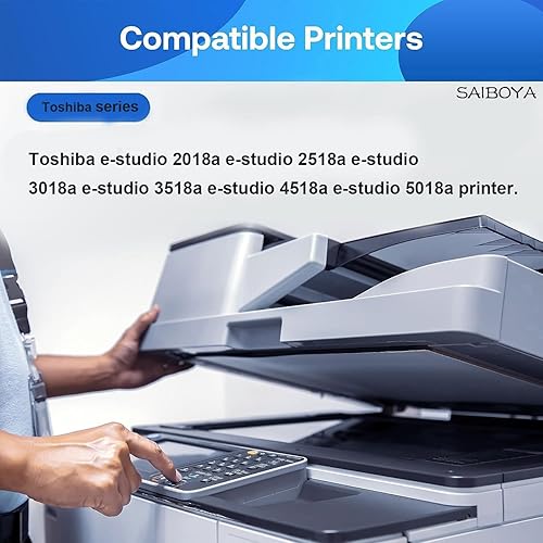 Miniatura 3 de T5018U - Cartucho de tóner negro remanufacturado compatible con Toshiba T-5018U E-Studio 2018A 2518A 3018A 3518A 4518A 5018A (rendimiento 43900)