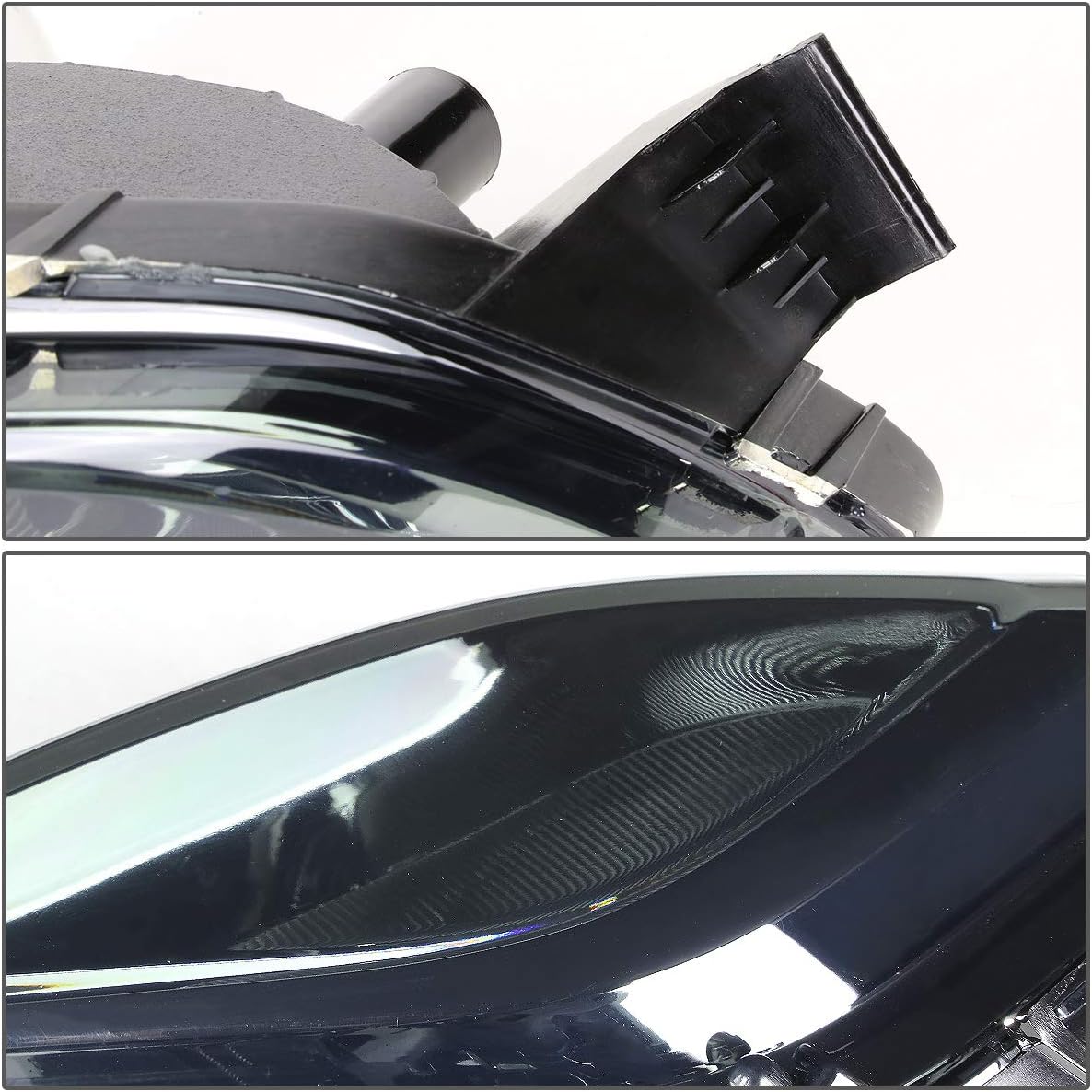 Auto Dynasty Fog Lights Assembly Compatible with 2011-2013 Elantra 4DR Sedan Front Bumper Driving Fog Lamps w/Switch, Driver and Passenger Side, Smoked Lens