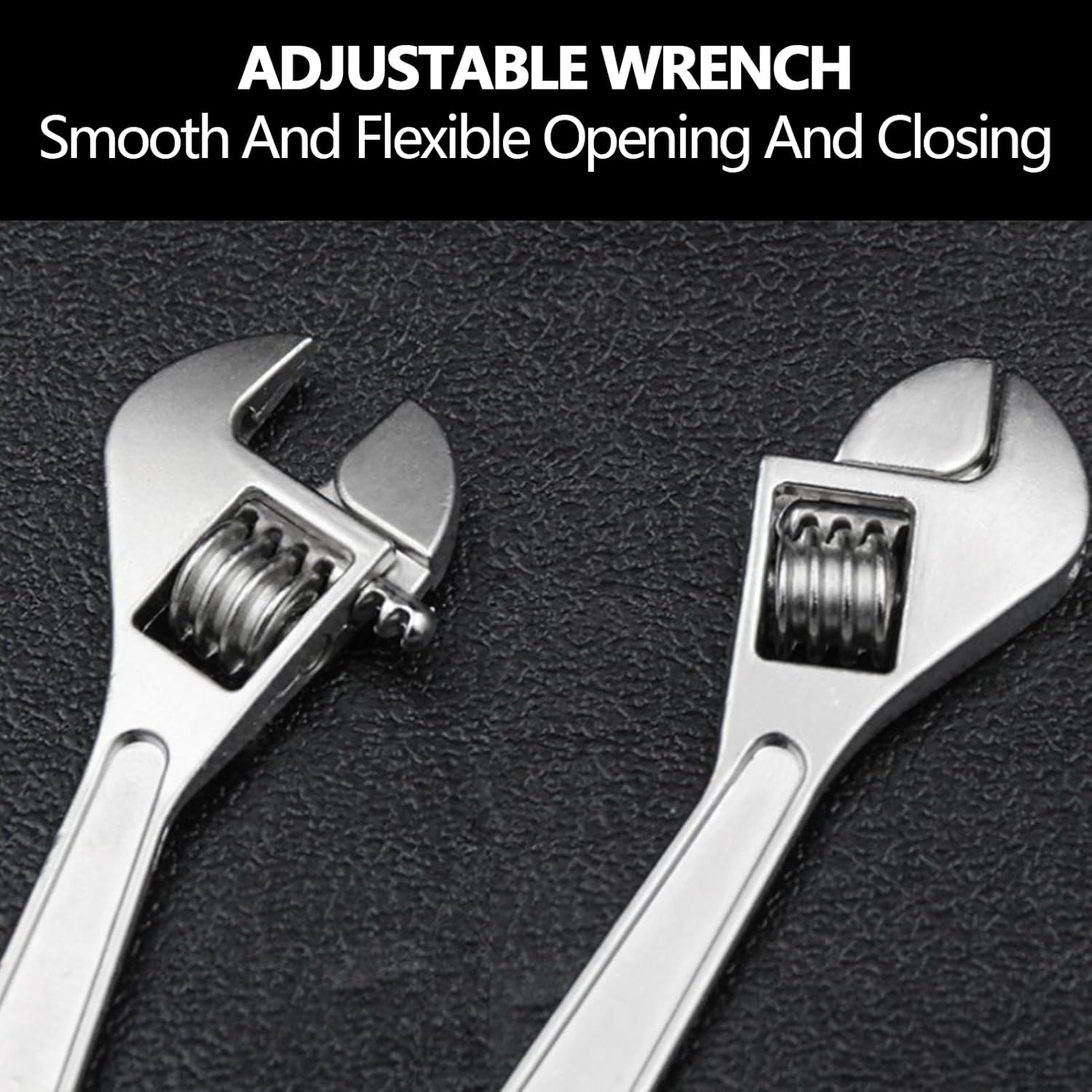 GLOGLOW 10Pcs Mini Wrench Tool, Ti Alloy Wrench Keychains Metal Spanner Keyring Spanner Pendant for Key Chain Bags Hand DIY Accessories