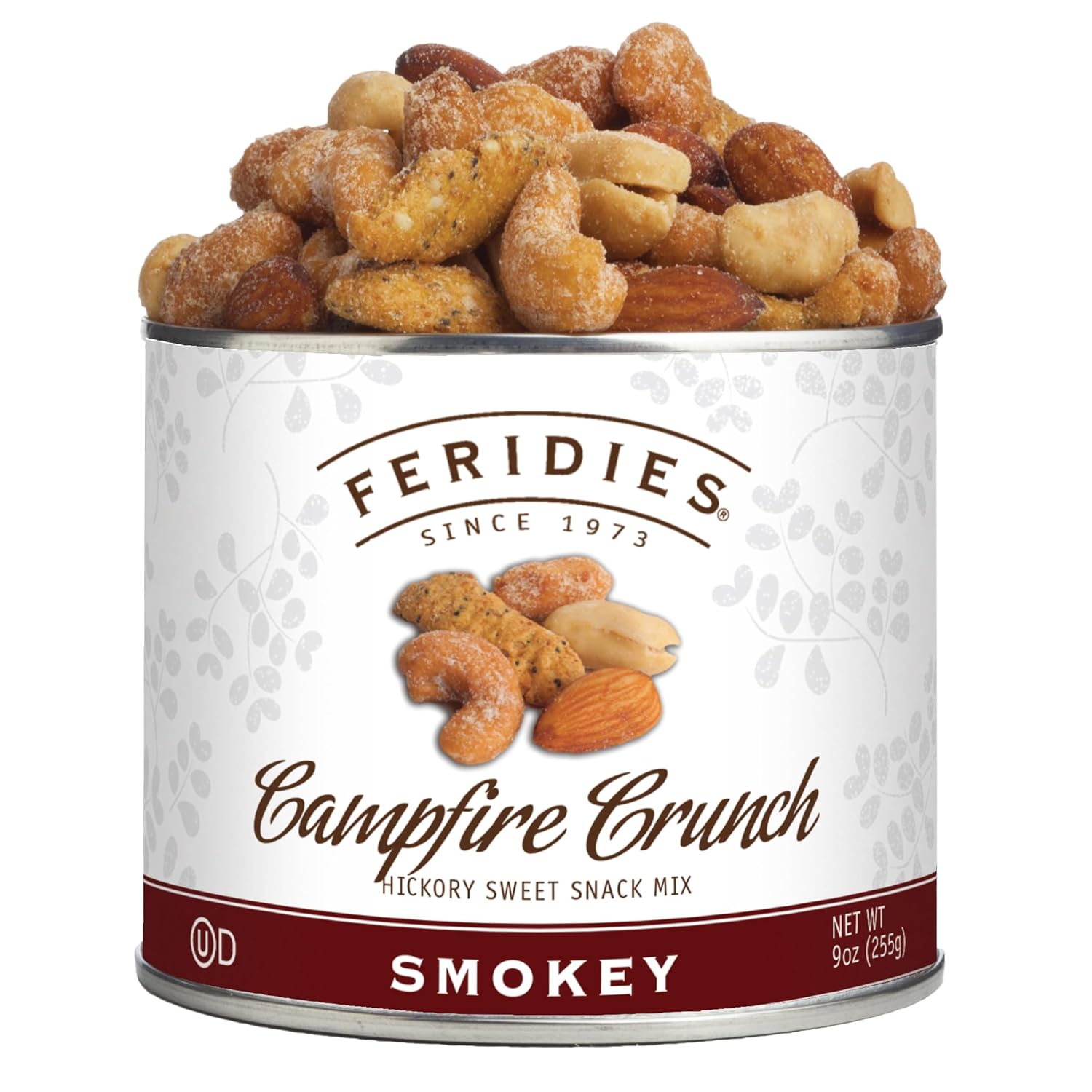 FERIDIES Extra Large Virginia Peanuts, Dill Pickle Flavored Spiced Gourmet Nuts, 18oz Tin