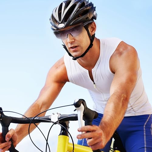 Miniatura 7 de Filoksenia - Lentes de sol polarizados para ciclismo, deportes, para hombres y mujeres, protección UV 400, para béisbol, correr, pesca, paquete de