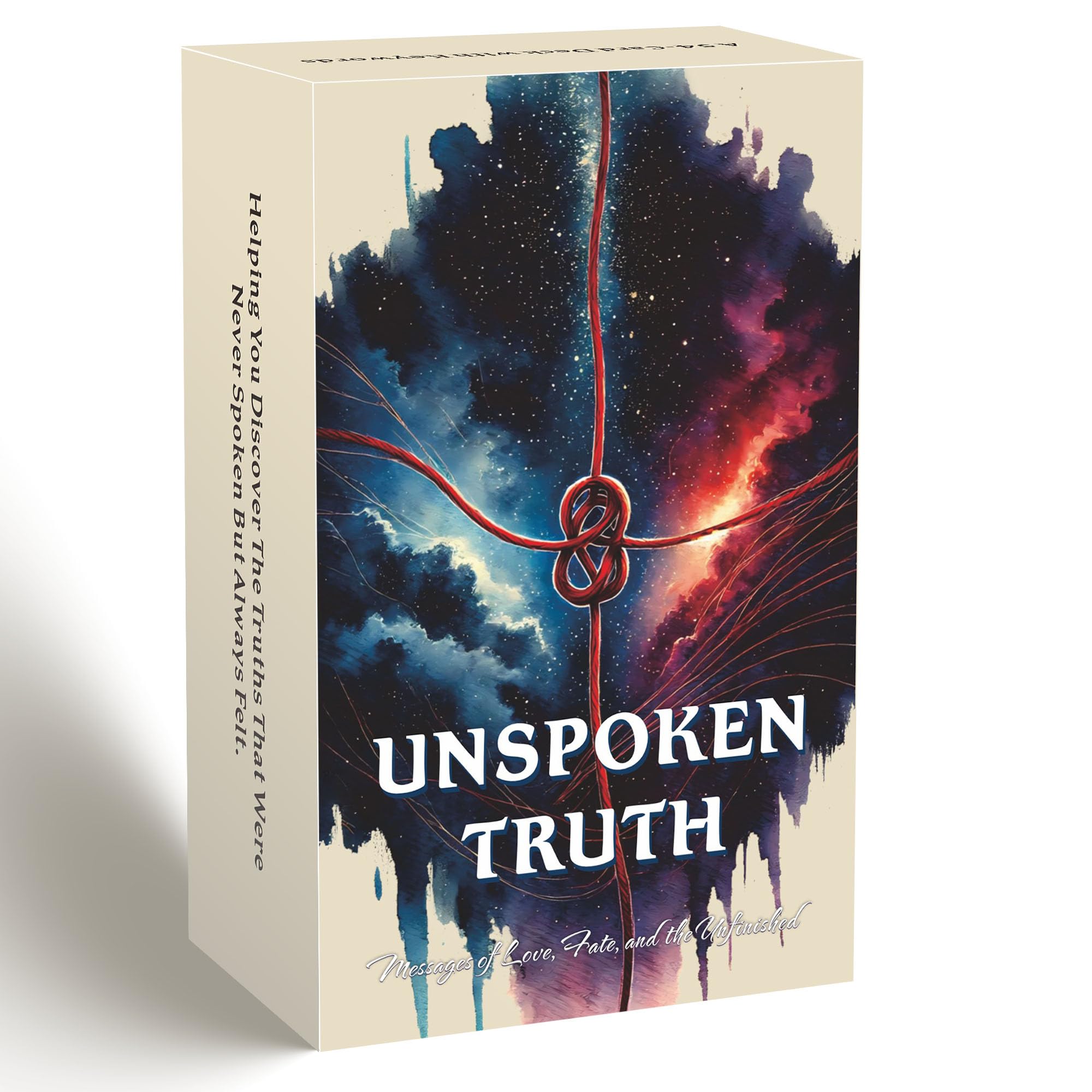 DPEHAKMK Unspoken Truth Oracle Deck, Oracle Cards for Beginners, 54 Card Deck Love Relationship and Shadow Work Oracle Cards for Love, Breakups, Inner Healing & Emotional Clarity