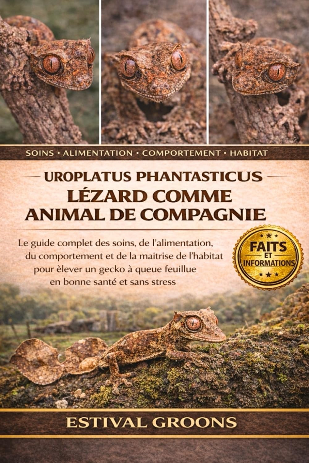 UROPLATUS PHANTASTICUS LÉZARD COMME ANIMAL DE COMPAGNIE: Le guide complet des soins, de l’alimentation, du comportement et de la maîtrise de l’habitat ... queue feuillue en bonne santé et sans stress
