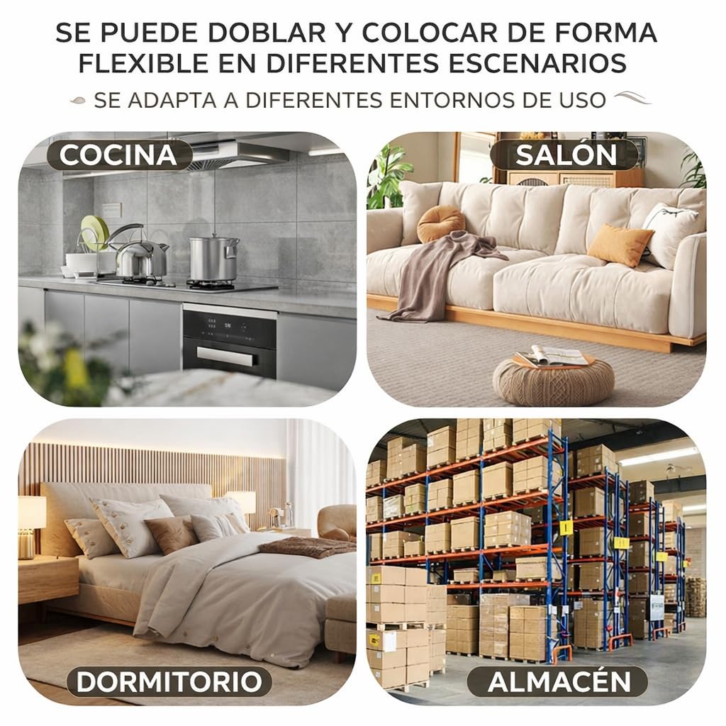 Trampas Adhesivas para Ratones y Cucarachas, Pack de 8, Sin Veneno, Pegamento Ultra Fuerte, Uso Interior Cocina, Garaje y Almacén