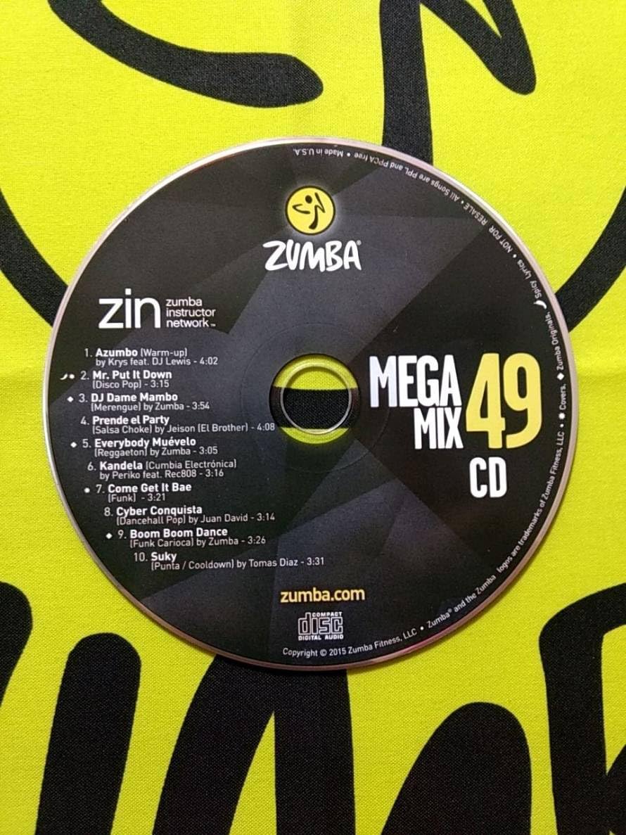 ZUMBA　ズンバ　ZIN49　CD ＆ DVD　インストラクター専用　希少品 Amazon.co.jp: ZUMBA ズンバ MIX49 メガミックス49 CD