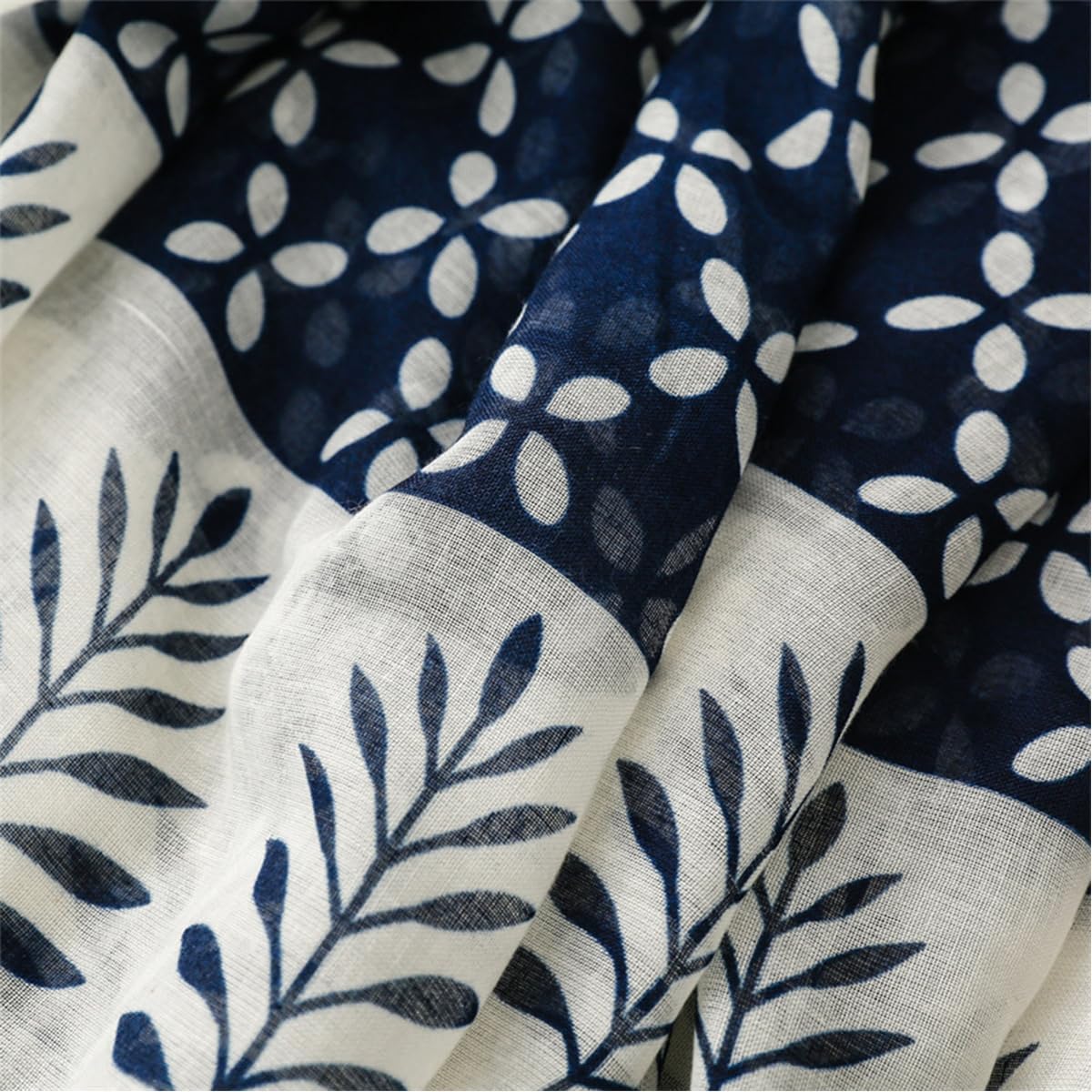 Soft Scarf for Women Girls Boho Large Lightweight Scarves Shawls Wraps for Four Seasons 70 x 35 inches - Image 3