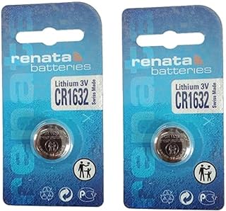 Renata CR1632 Batteries - 3V Lithium Coin Cell 1632 Battery (5 Count)
