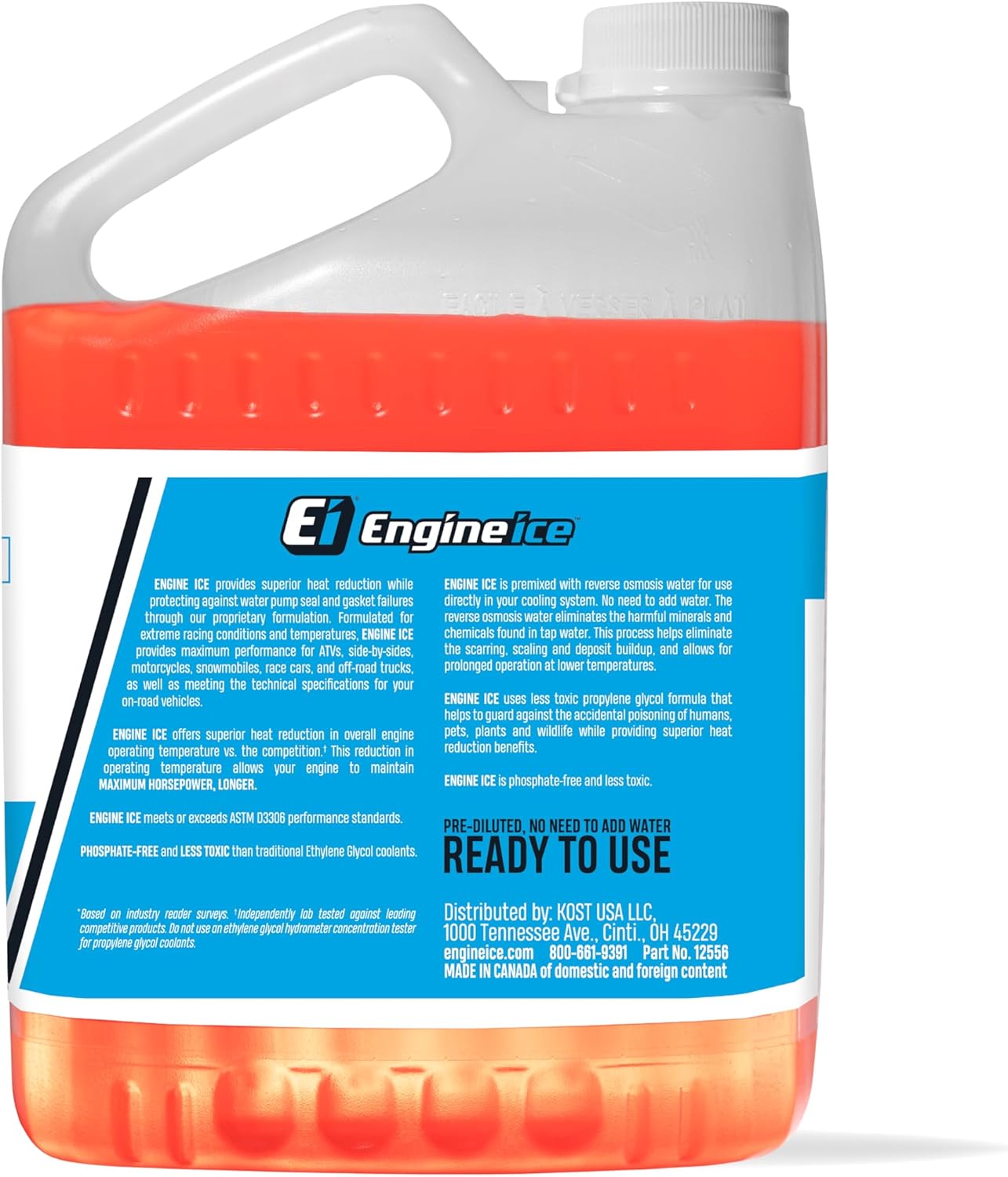 Engine Ice Hi-Performance SXS/ATV Coolant + Antifreeze 0.5 gal