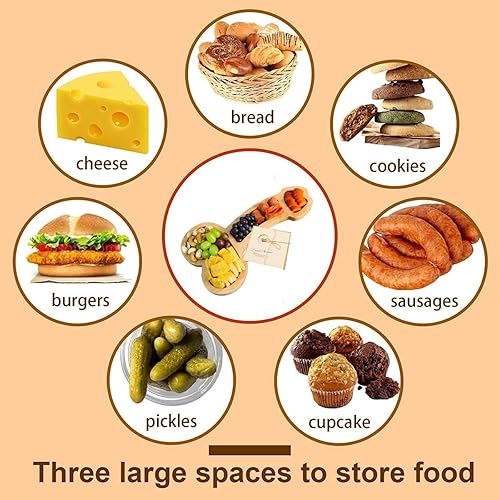 Miniatura 6 de Tablero de aperitivo único para charcutería, divertido, grande, novedoso, plato de restaurante de queso, plato para servir, plato de comida, los