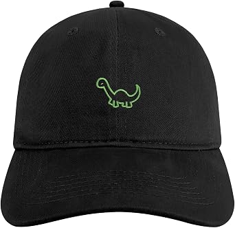 Trendy Apparel Shop Dinosaurs Embroidered Cap Premium Cotton Dad Hat