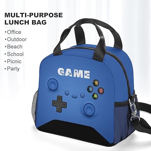 Miniatura 10 de JIRAIKEI Lonchera aislada para niños y niñas bolsa de almuerzo para escuela trabajo oficina viajes picnic senderismo playa impermeable a prueba de