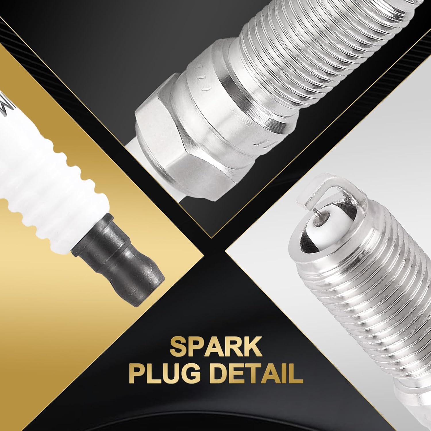 6PCS Ignition Coil Pack and Spark Plugs UF646 Replacement for Ford F150 Expedition Explorer Transit, for Lincoln MKS V6 3.5L DG549 2505-484814 2011 2012 2013 2014 2015 2016 2017