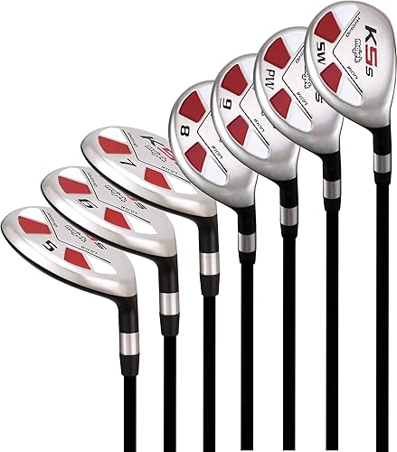 Miniatura 7 de Senior Majek Golf All Hybrid - Juego completo completo para hombre, que incluye #5, 6, 7, 8, 9, PW +SW Senior Flex Flex para diestros
